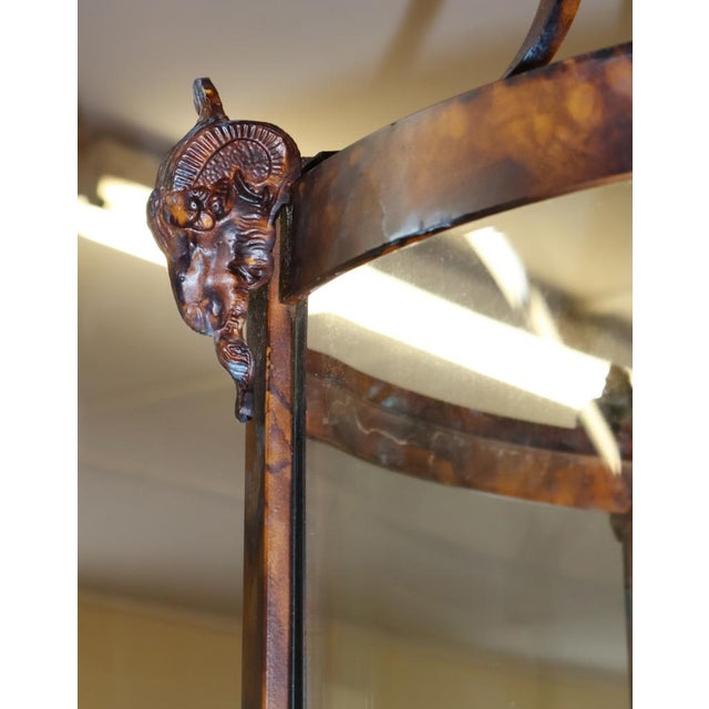 Monumental 10 Light Patina Bronze Lantern Chandelier For Sale - Image 9 of 12