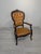 Vintage Chippendale Armchair in Leather, 1975 For Sale - Image 3 of 15
