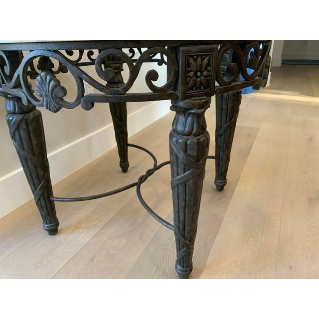 Late 20th Century Wrought Iron End Table For Sale - Image 10 of 12