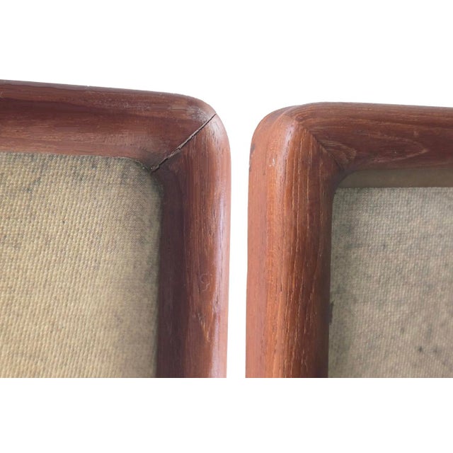 1970s Danish Teak Wood Art Frame For Sale In Miami - Image 6 of 9