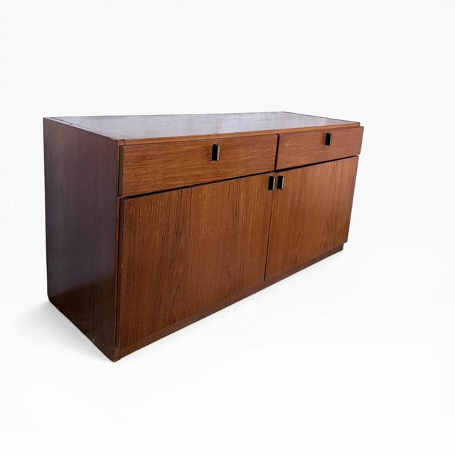 Vintage Danish Teak Low Sideboard, 1960s For Sale - Image 6 of 8