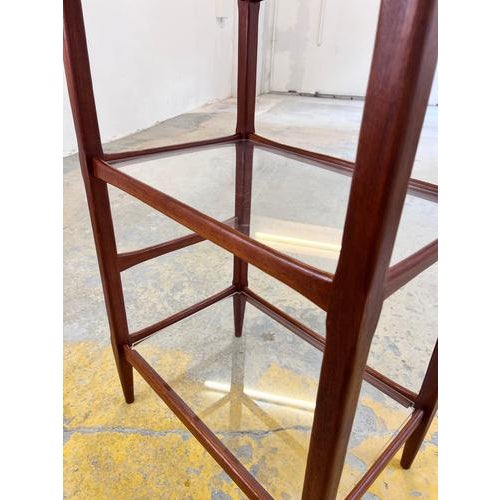 Danish Teak Shelf with Acrylic Glass Panels For Sale - Image 6 of 11
