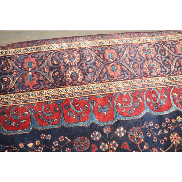 Traditional Antique Persian Meshed Square Rug no. 10971 For Sale In New York - Image 6 of 12