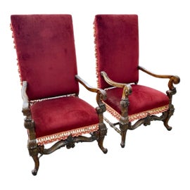 Example of Louis XIII Lounge Chairs