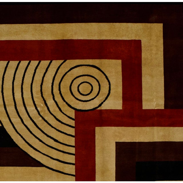 Early 21st Century French Artistic Design Rug 7'9" X 9’9" For Sale - Image 5 of 6