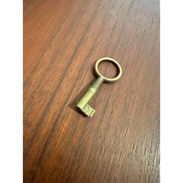 Danish Teak & Beech Highboard W/Tambour Door For Sale - Image 13 of 15