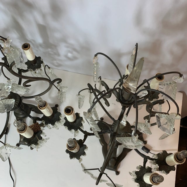 Metal 1950s Girandoles Light - a Pair For Sale - Image 7 of 8