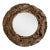 Circa 1970 French Cork and Wood Mirror For Sale