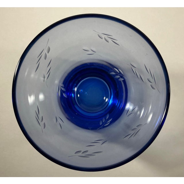 1990s Vintage Pfaltzgraff “Summer Breeze” 24 Oz Iced Tea Glasses - Flasless Since 1992 - Set of 7 For Sale - Image 5 of 6