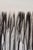 Unimaginable Depths by Sara Melzer | Ink on Canvas Abstract black and gray ink patterns. For Sale