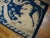 1890s Blue Ivory Lion-Dogs Antique Chinese Peking Rug 2'4" X 5'2" Handknotted Wool Carpet For Sale - Image 4 of 5