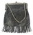 Art Deco Beaded and Silver Plated Purse For Sale