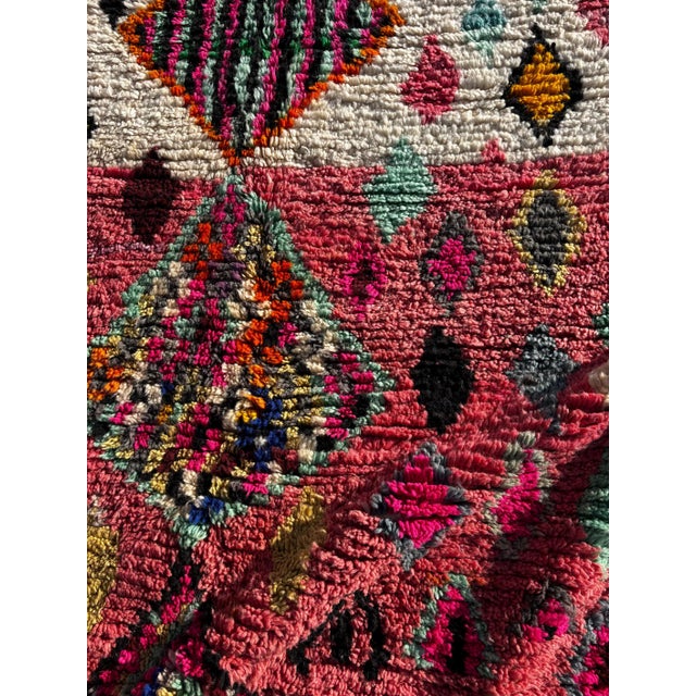 Colorful Modern Moroccan Berber Rug For Sale - Image 9 of 10