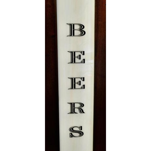 Large Opaline Glass Pub Signs, 1960, Set of 2 For Sale - Image 6 of 12