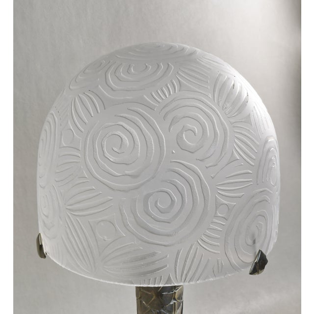 French Art Deco Lamp by Luiz - 1930 France For Sale - Image 6 of 16