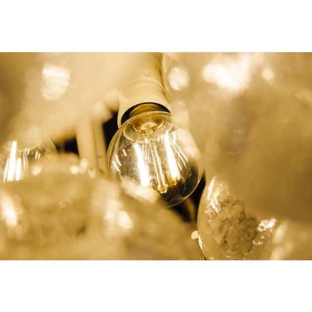 Tulipan Waterfall Glass Chandelier from Kalmar, Austria, 1960s For Sale - Image 17 of 18