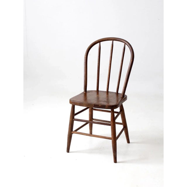 Antique Spindle Back Chair Chairish
