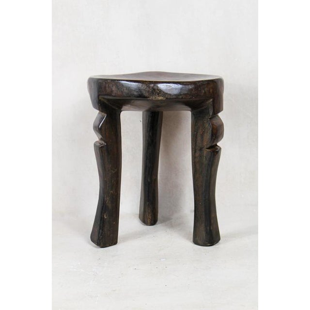 Hehe Iringa Stool in Wood For Sale - Image 5 of 5