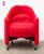 Red Chairs with Wheels, Set of 4 For Sale - Image 11 of 18