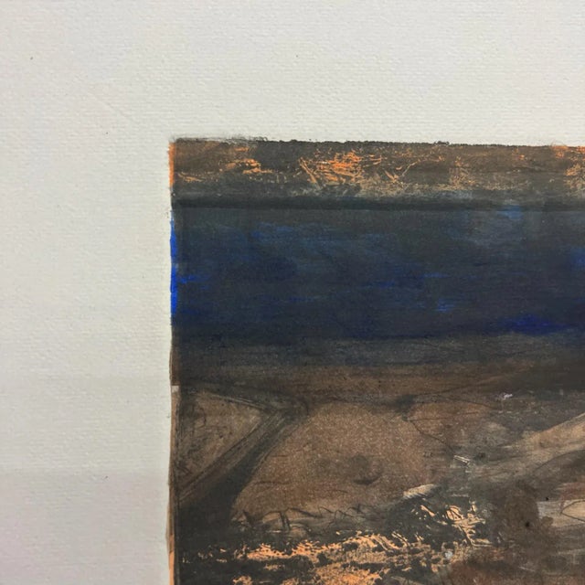 1990s Art by Gina Kail June 1998 Monoprint Abstract Landscape 1 For Sale - Image 5 of 9