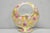 Antique Japanese Nippon Hand Painted Porcelain Gold Gilt Handle Moon Basket Vase For Sale - Image 17 of 17