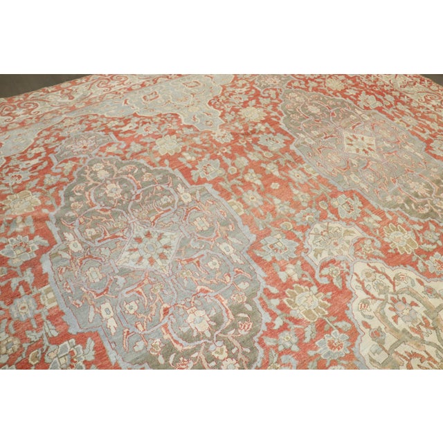 Zabihi Collection Large Scale Persian Antique Bakhtiari Rug - 12'5" x 18'5" For Sale - Image 12 of 12