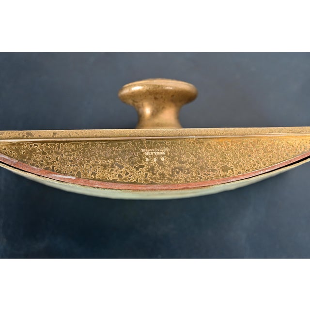 Tiffany Studios New York Zodiac Pattern Bronze Doré Rocker Blotter For Sale - Image 9 of 12