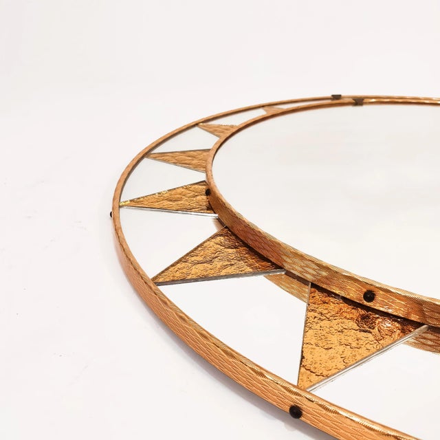 Spanish Artistic Mirror with Glass Mosaic, 1960s For Sale - Image 4 of 8