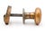Vintage Bronze Door Knob Flush Mount Handle For Sale - Image 4 of 6