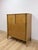 Mid-Century Modern Mid Century Tallboy Dresser MCM Five Drawer Brass Accent Warm Gray Tone Wood For Sale - Image 3 of 14