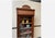 Antique Art Nouveau Display Bookcase with Inlays, 1910 For Sale - Image 6 of 10