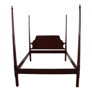 Craftique Mahogany Queen Bed For Sale