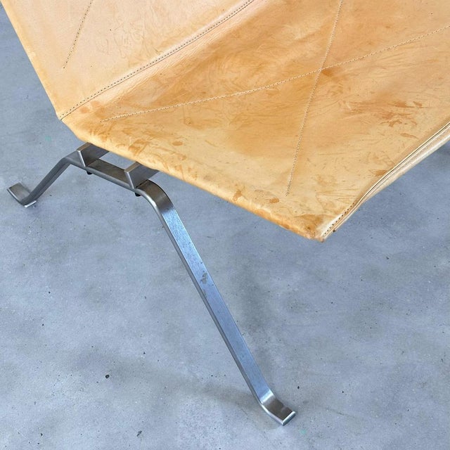 Set of Pk22 Lounge Chairs in Cognac Leather attributed to Poul Kjærholm for Fritz Hansen, 2003 For Sale - Image 6 of 15