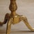 Louis XV Round Gueridon Table in Brass and Marble Top For Sale - Image 4 of 10