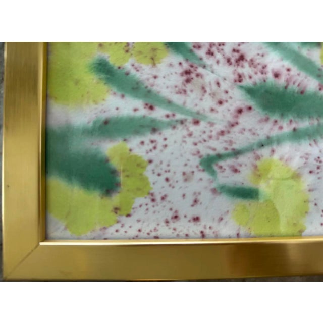 Contemporary Melvin G Original Paintings From Her Sold Out Fiori Collection, Framed For Sale In Houston - Image 6 of 9