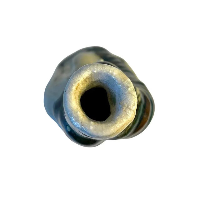 Early 20th Century Sculpted Ceramic Woman’s Figurative Art Vase For Sale - Image 5 of 12