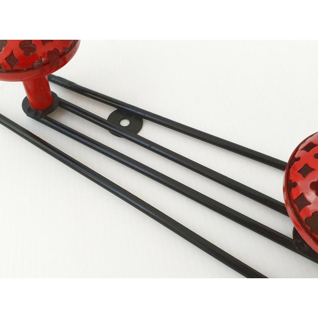 Metal Vintage Rockabilly Coat Rack, 1950s For Sale - Image 7 of 8