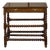 English 19th Century Oak Bobbin Leg Table with Single Drawer and Cross Stretcher For Sale