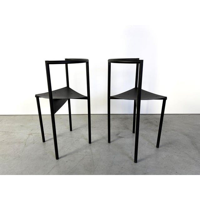 Wendy Wright Chairs by Philippe Starck, 1986, Set of 2 For Sale - Image 9 of 12