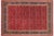 Teal Traditional Floral 1990's Pak-Persian Red/Teal Wool Rug - 9'0'' X 12'0'' For Sale - Image 8 of 9