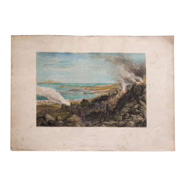Napoli Landscape is an original etching artwork on paper realized by an Anonymous artist of the XIX century. The State of...