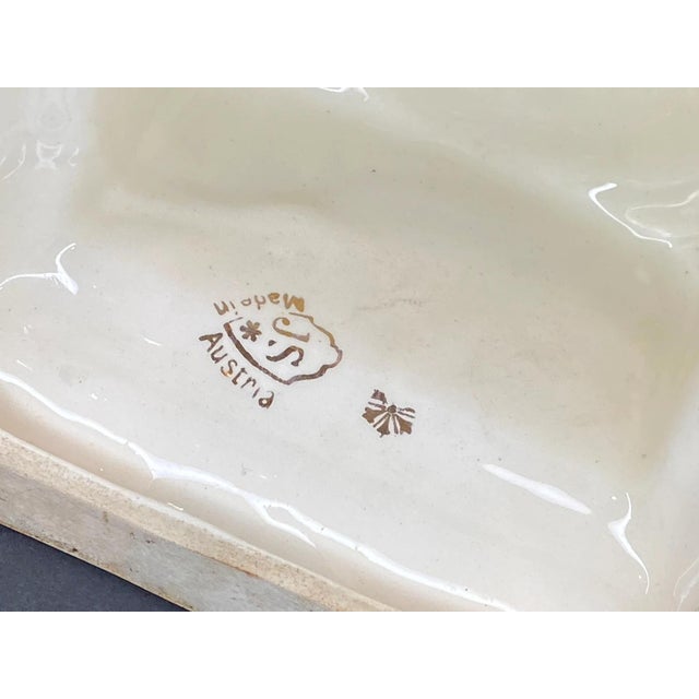 Portrait Vase in Cobalt Blue and Gilt by Josef Strnact, 1890s For Sale - Image 9 of 11