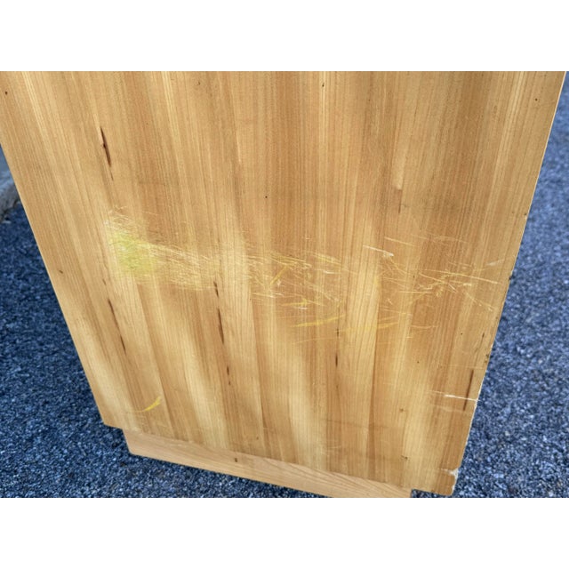 Vintage 1970s Jack Cartright for Founders Furniture Light Elm Wood Small Dresser For Sale In Boston - Image 6 of 8