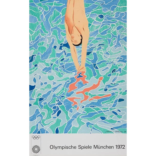 Olympic Games Munich Poster by David Hockney, 1972 For Sale - Image 9 of 9