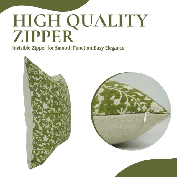 Farmhouse Fabdivine Linen Cushion Cover 12x20 Inch - Firoza For Sale - Image 3 of 5