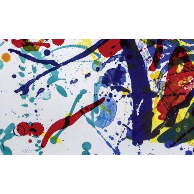 Modern Sam Francis, Abstract Lithograph, Ed. 23/55, 1986, Lithograph For Sale - Image 3 of 4