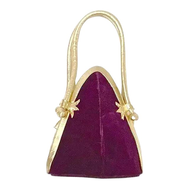 Vintage Christian Lacroix Abstract Space Age Style Handbag For Sale