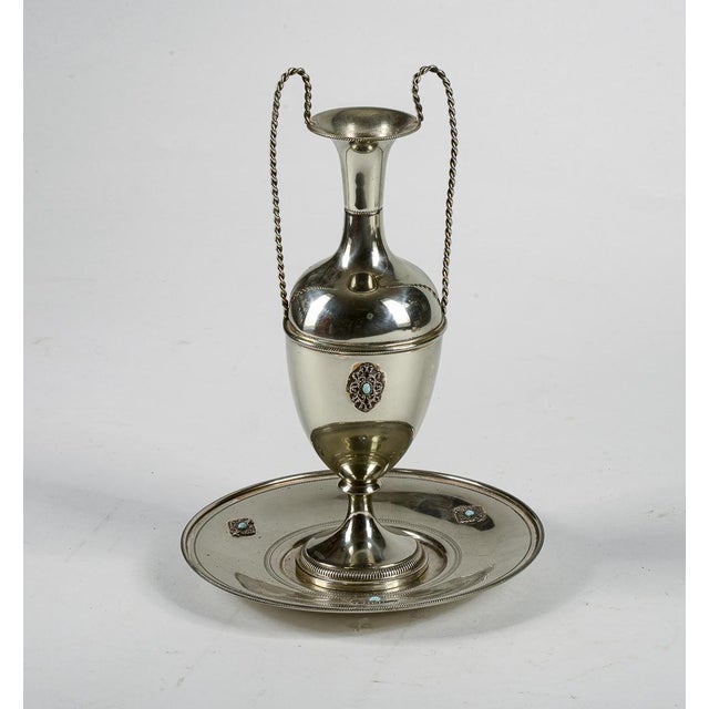 Amphora Centrepiece Metal, 1960s, Set of 2 For Sale - Image 9 of 10