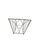 Vintage Large Gothic Black Wire Cathedral Arch Planter Window Box Architectural For Sale - Image 4 of 5