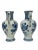 Dutch Delft Bottle Vases from Porceleyne Fles, 1893, Set of 2 For Sale - Image 3 of 12